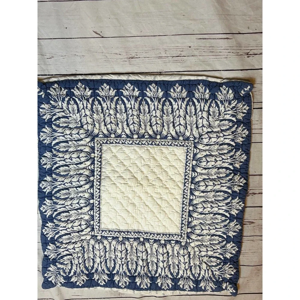 The Chandler Collection Blue and White Pillowcases 25 x 24
